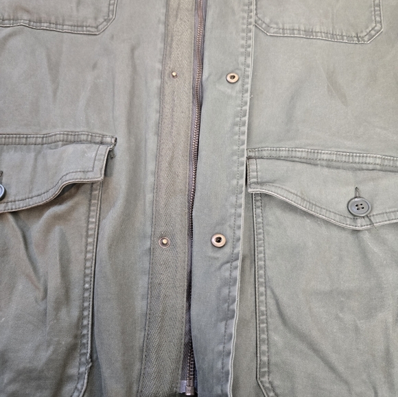 George Men's Green Utility Jacket - Picture 9 of 12